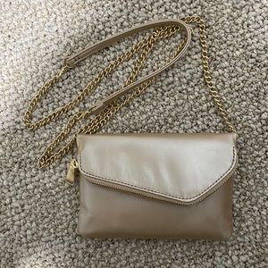 NWOT Hobo blush/rose gold crossbody or clutch